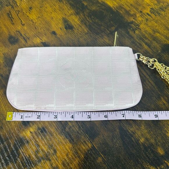 Chanel CC Travel Line Accessory Pouch‎ Bag Cosmetics Credit Cards - Picture 15 of 16